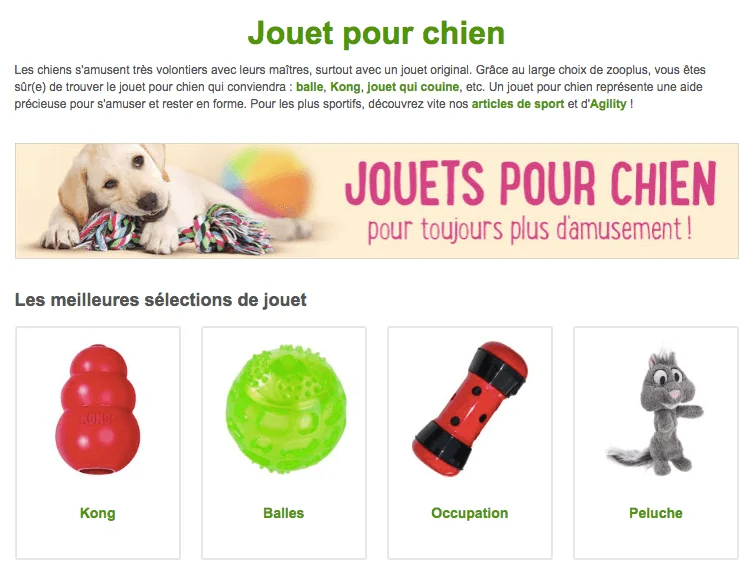jouet pour chien zooplus
